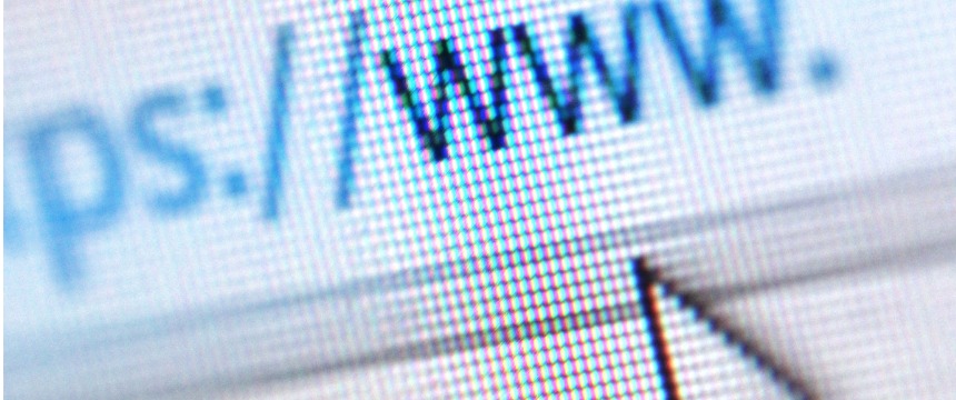 Close-up of a computer screen displaying the "https://www." part of a web address, with a mouse cursor pointing at it—perfect for law offices or lawyers in Chicago looking to highlight their online presence.