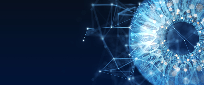 A close-up of a blue planet, evoking the global impact of intellectual property law.