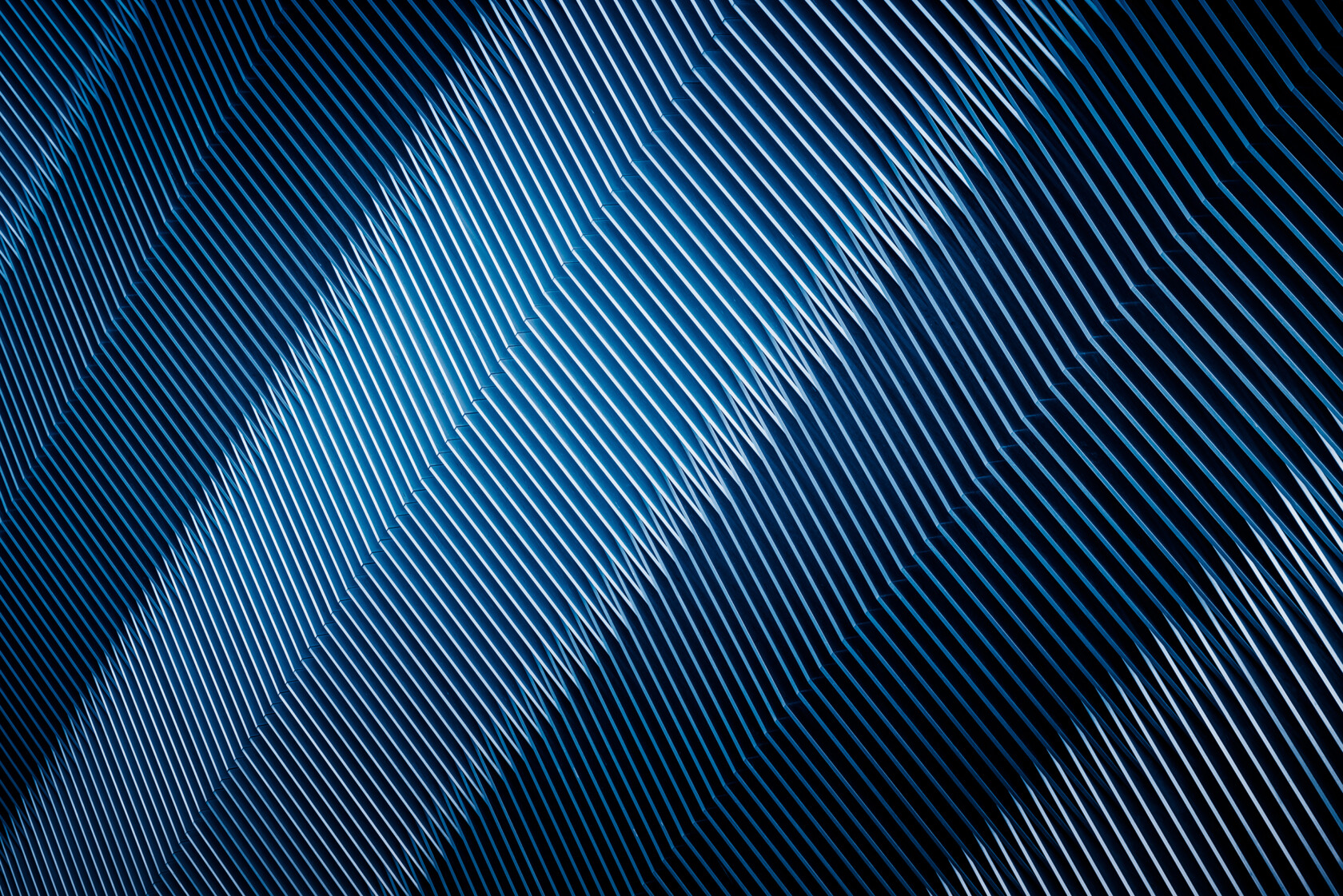 Diagonal lines form a geometric abstract pattern in shades of blue and white, evoking the professional atmosphere often found in a corporate law office and creating a sense of depth and movement across the image.